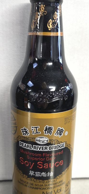 sauce soja foncee champignon