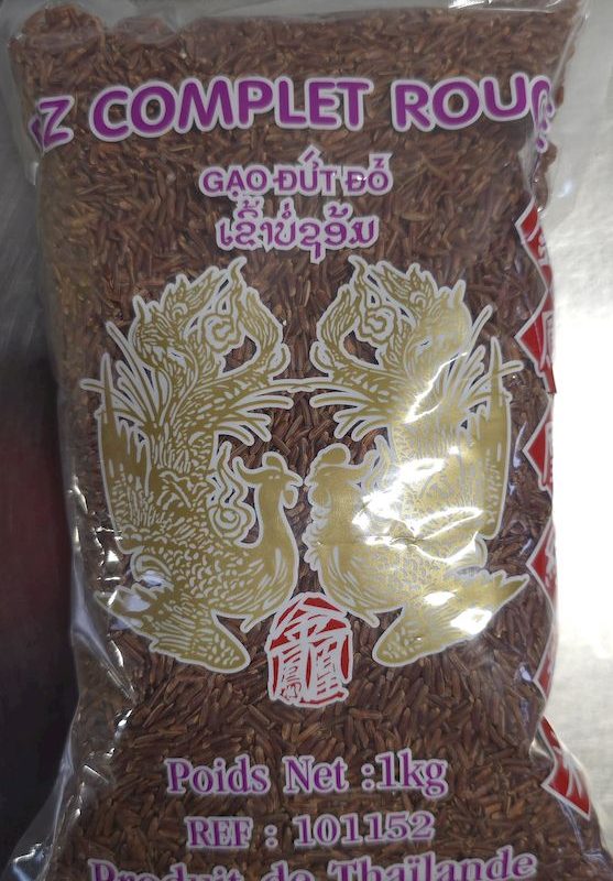 riz complet rouge