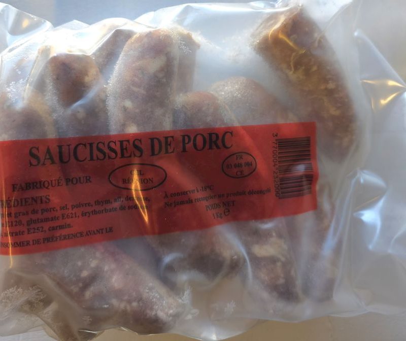 Saucisse porc