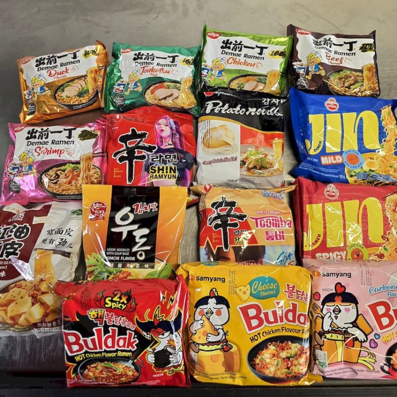 nouilles instantanées aromatisées