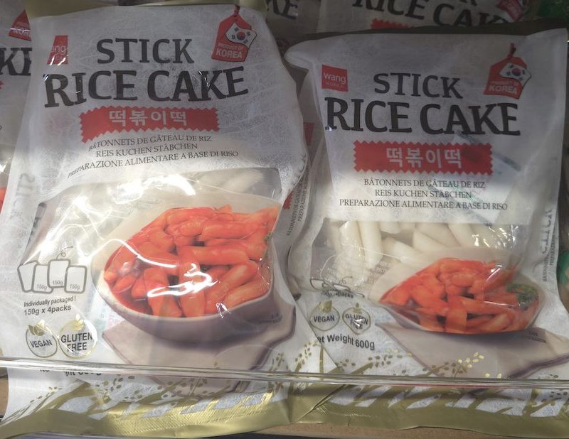 tteokbokki batonnés de riz