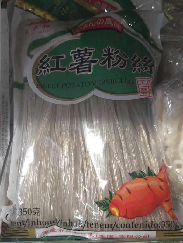 vermicelles de patate douce