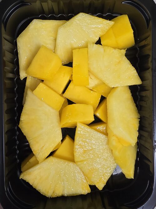 ANANAS ET MANGUE COUPE