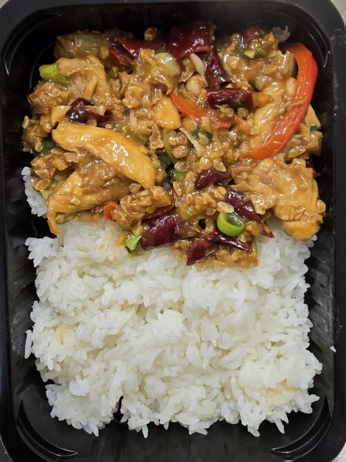 POULET KUNG PAO + RIZ